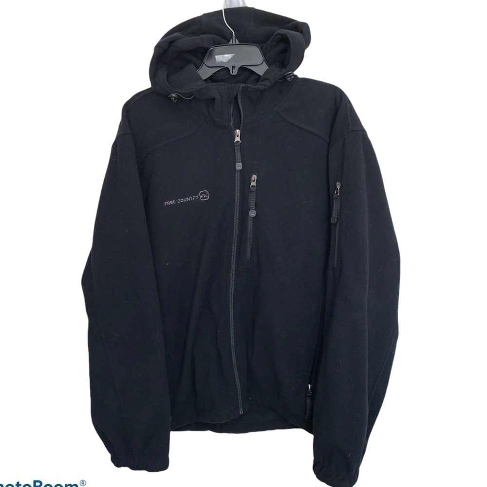 Free Country Men’s XL Fleece Hooded Jacket X1x